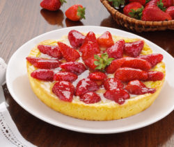 Crostata di fragole e marzapane